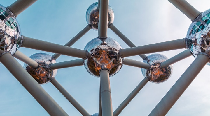 Atomium à Bruxelles détective Belgique